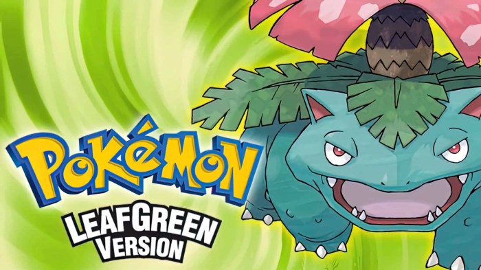 Pokemon leaf green hacks