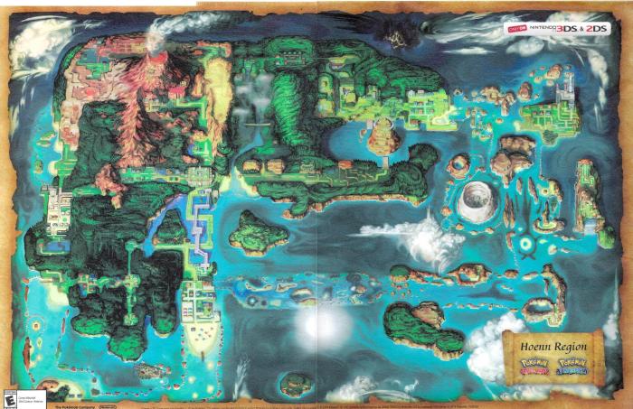 Pokemon omega ruby map