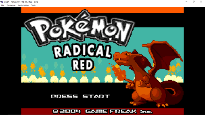 Pokemon radical red rtc