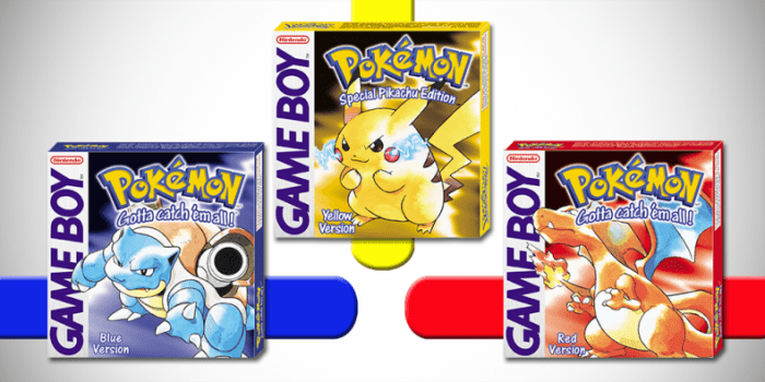 Pokemon red and blue 3ds
