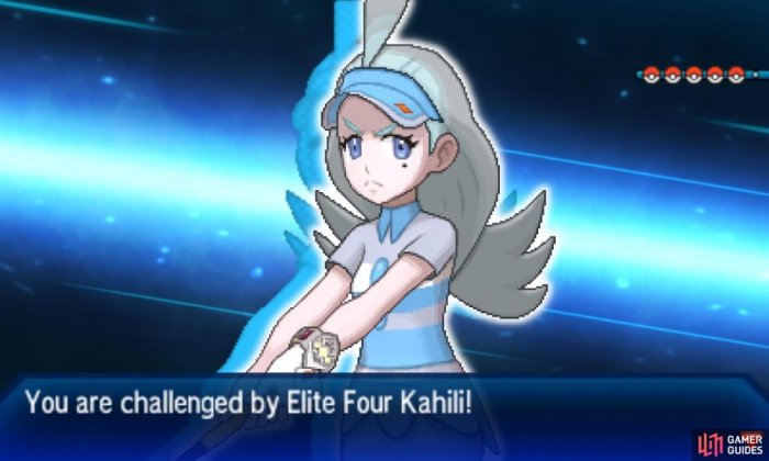 Elite four in pokemon sun