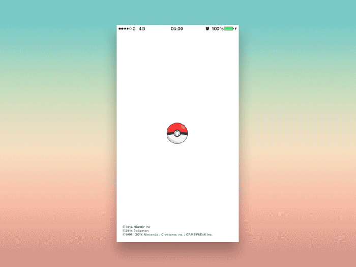 White screen pokemon go
