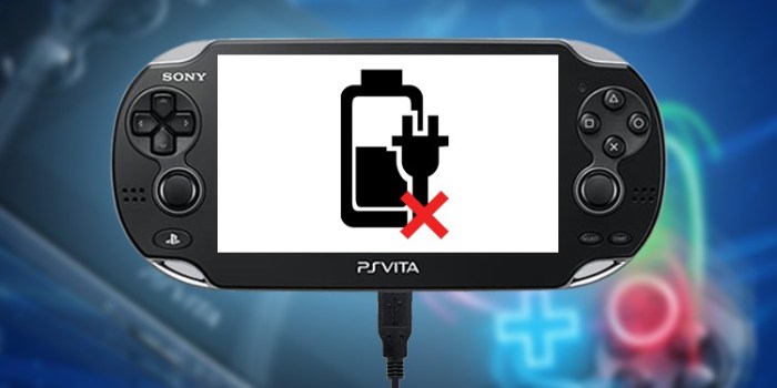 Ps vita won't charge