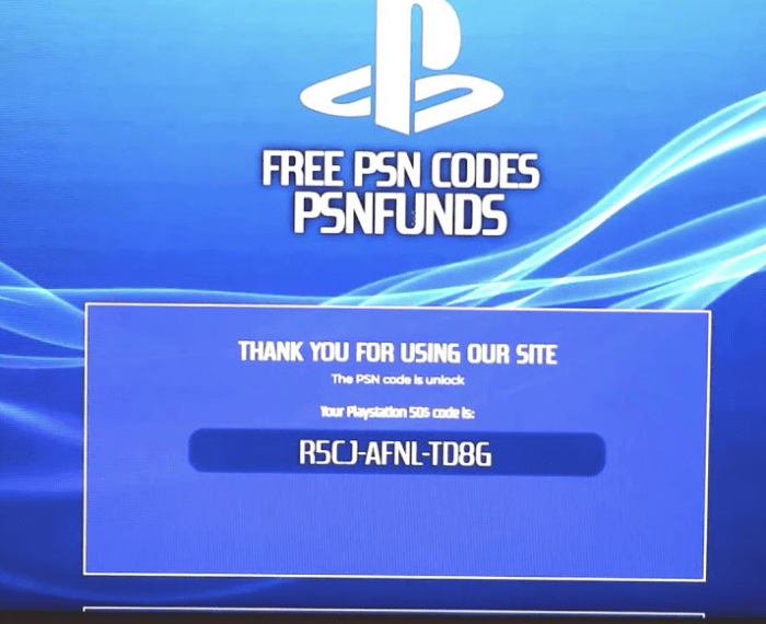 Psn code scratched off