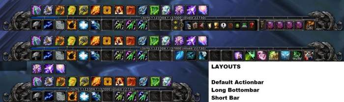 Wow bar action addons warcraft curseforge mods