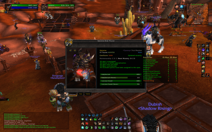 Wow gear score addon