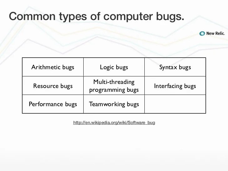 Types of computer bugs