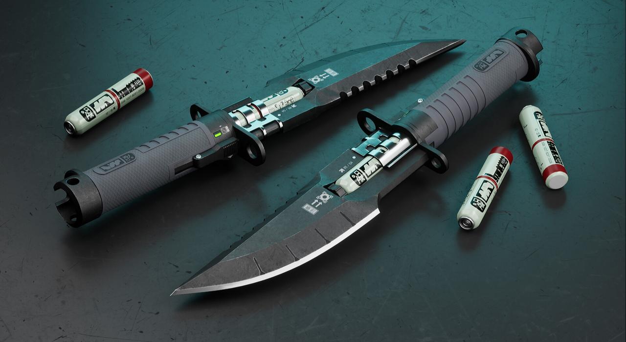 Cyberpunk knife 2077 neurotoxin