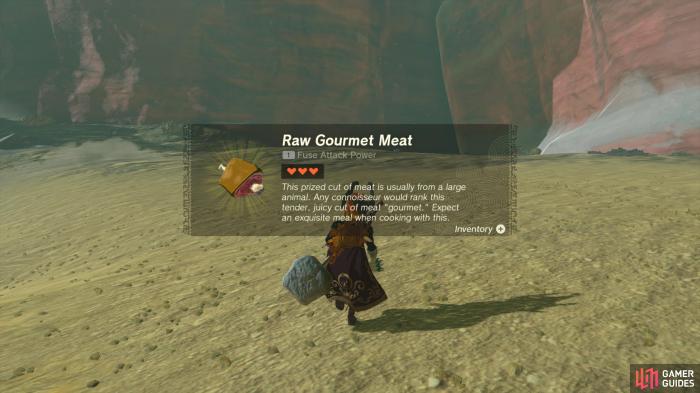 Totk raw gourmet meat