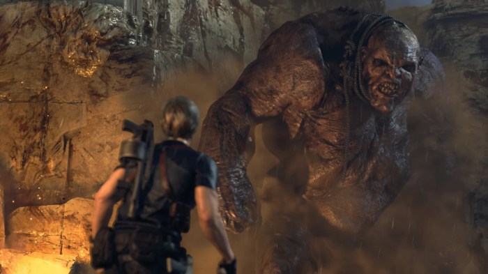 Re4 remake giant boss