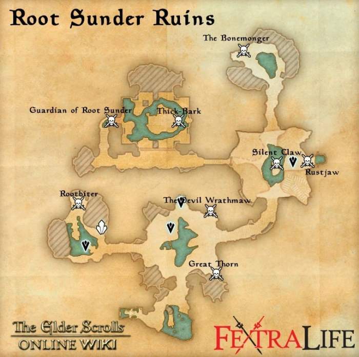 Eso root sunder ruins