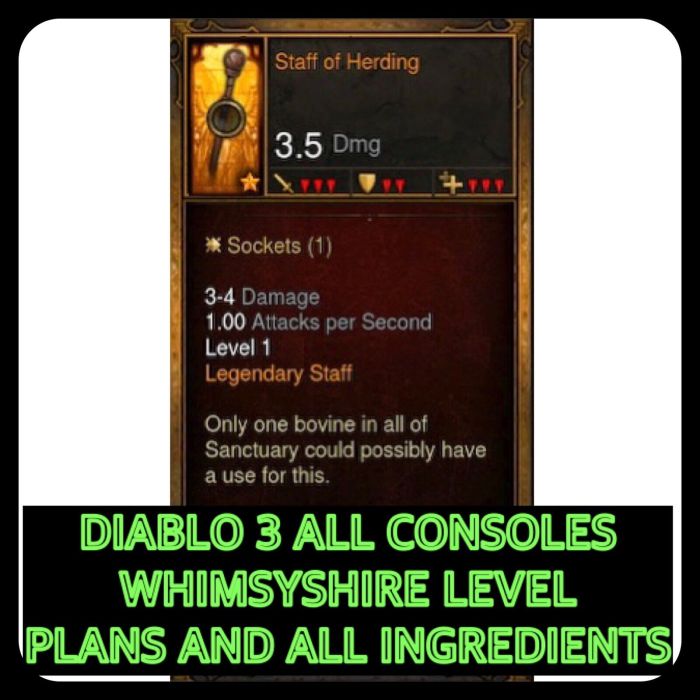 Staff of herding diablo