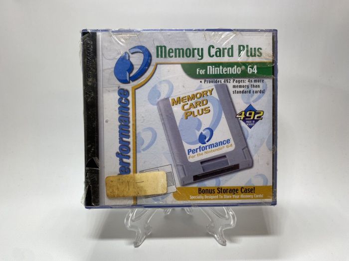 Memory card plus n64