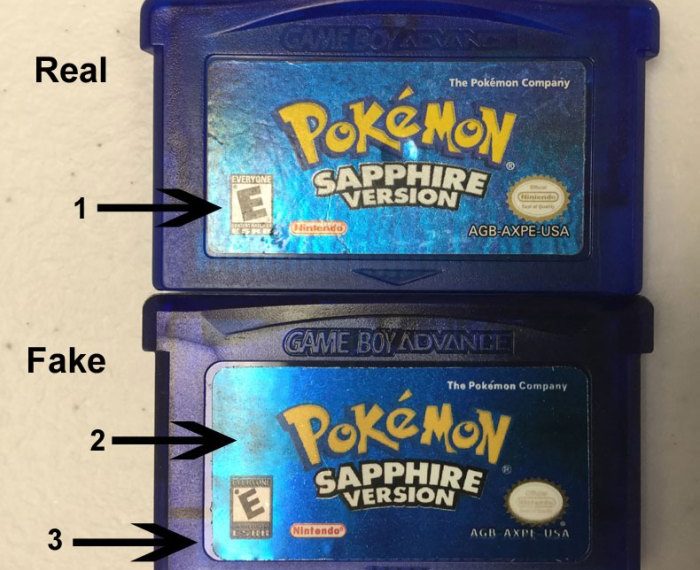 Fake gba pokemon games