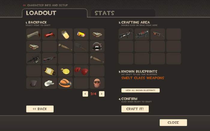 How to craft in tf2