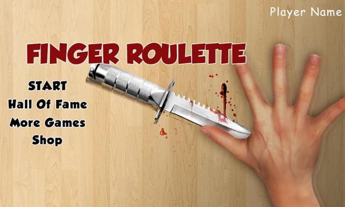 Finger and knife game