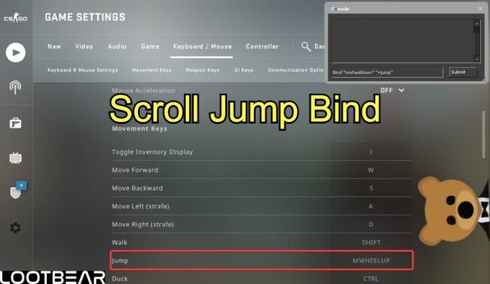 Csgo jump bind scroll