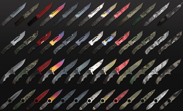 All cs go knife skins