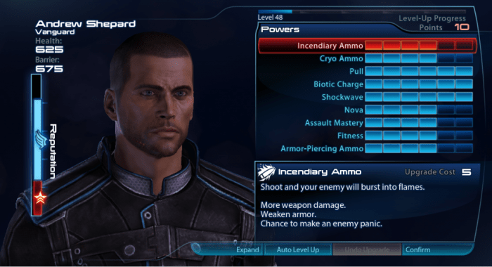 Reputation mass effect 3