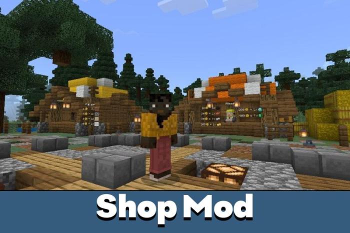 Shop mod for minecraft