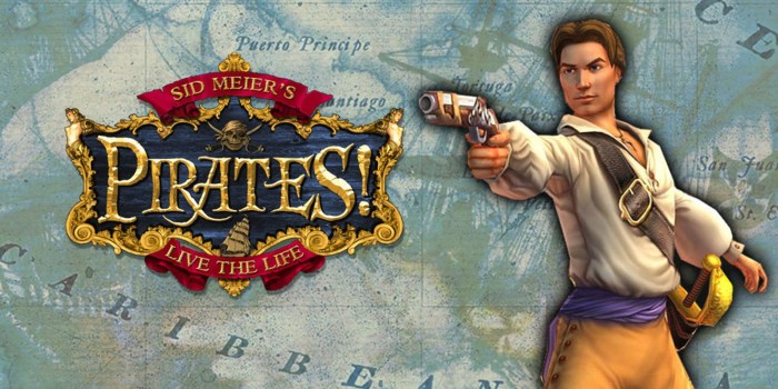 Sid meier's pirates map