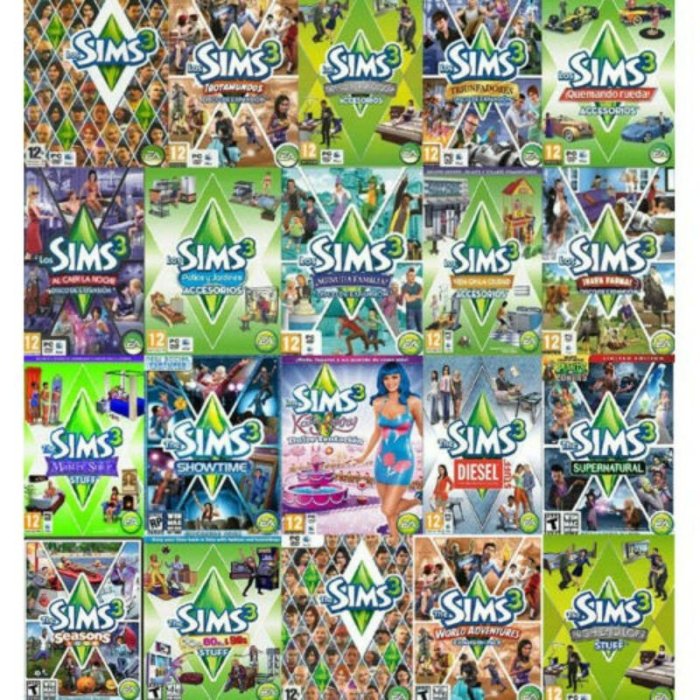 Sims packs expansions stuff