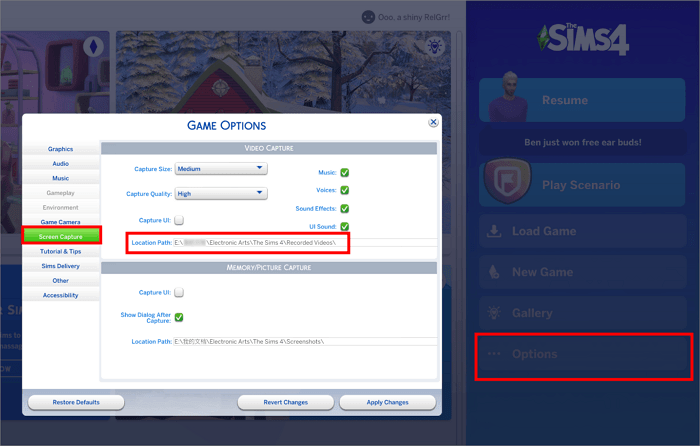 Sims 4 save location