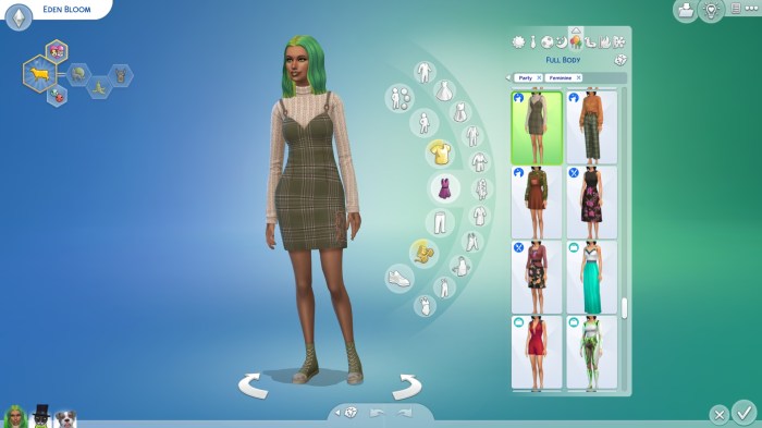 How to edit sims body