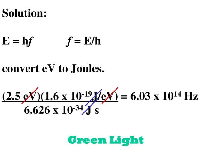 Convert mhz to joules