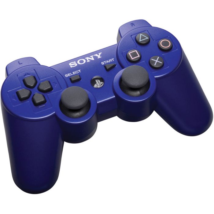 Controller dualshock sony metallic blue wireless ps3 authorized dealer