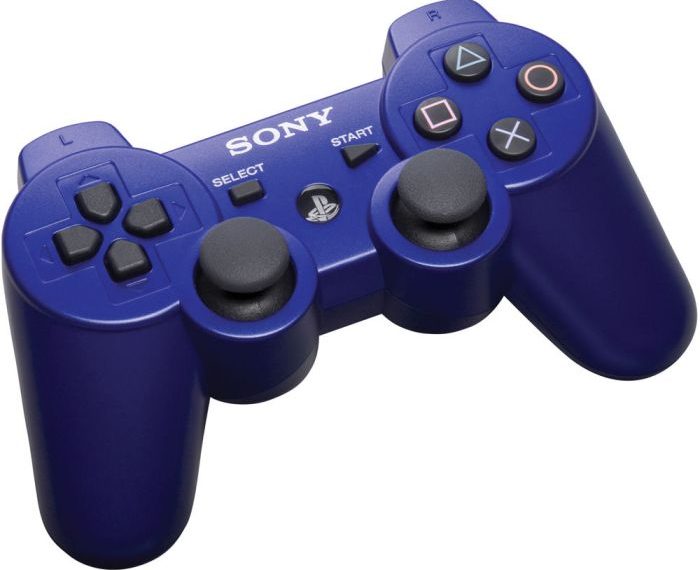 Controller dualshock sony metallic blue wireless ps3 authorized dealer