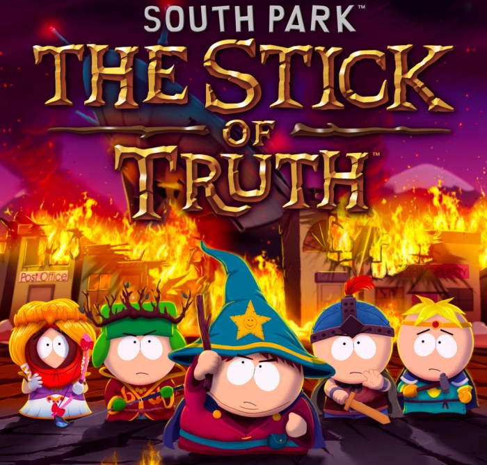 South park stick truth cover ps3 xbox formats pc available other