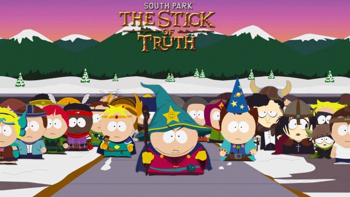 South park stick truth trailer logo game e3 title gets