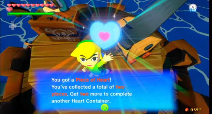 Wind waker heart pieces