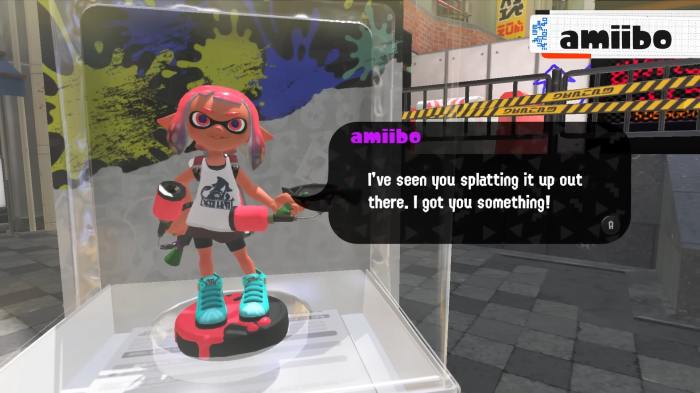 Splatoon 3 amiibo scan