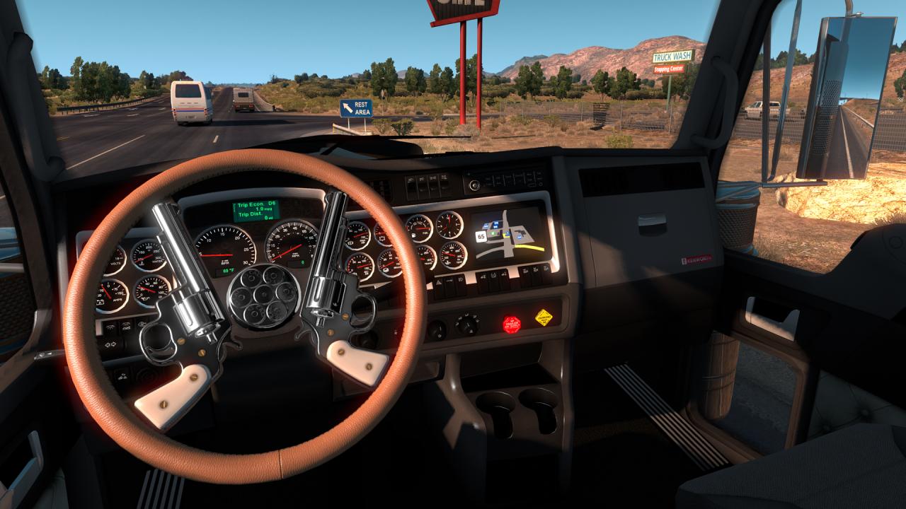 Truck sim steering wheel