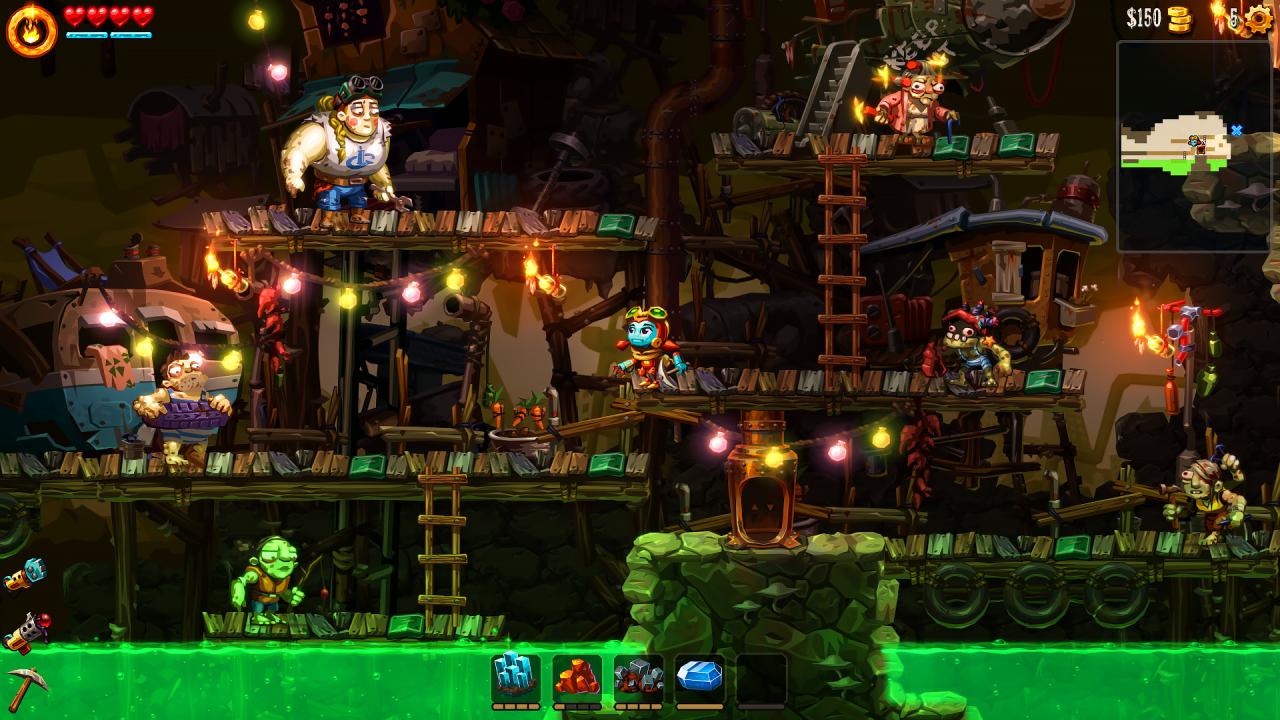 Steamworld dig 2 map