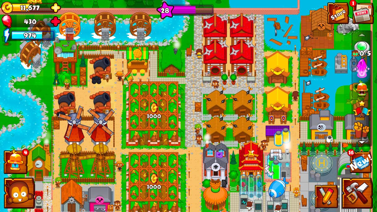 Monkey bloons city tower defense android td bloon games game screenshot mod unlimited play apk own create strategy