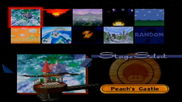 Smash bros 64 stages