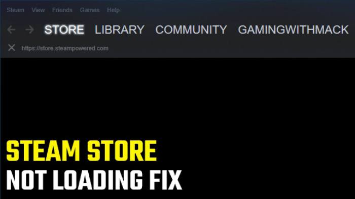 Steam pages not loading