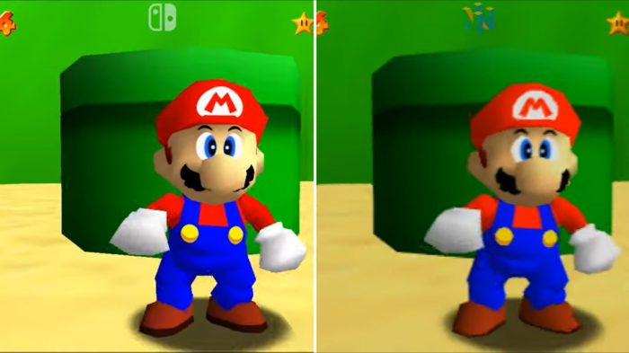 Super mario 64 n64 vs ds