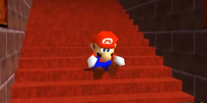 Mario 64 glitch stairs