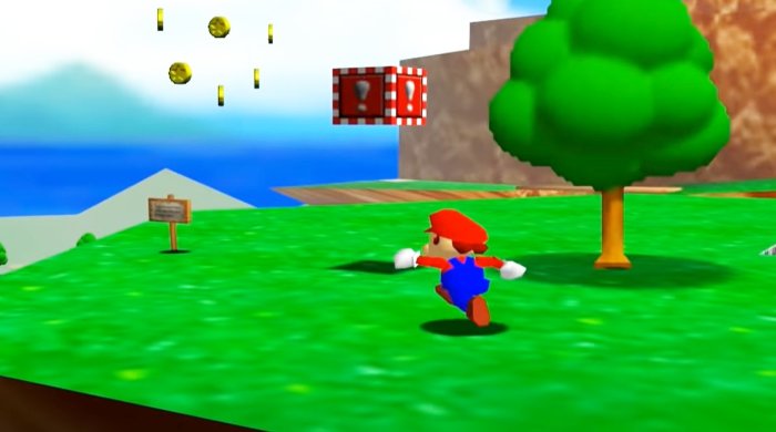 Green switch in mario 64