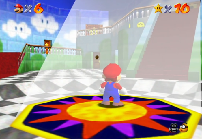 Get wing cap mario 64