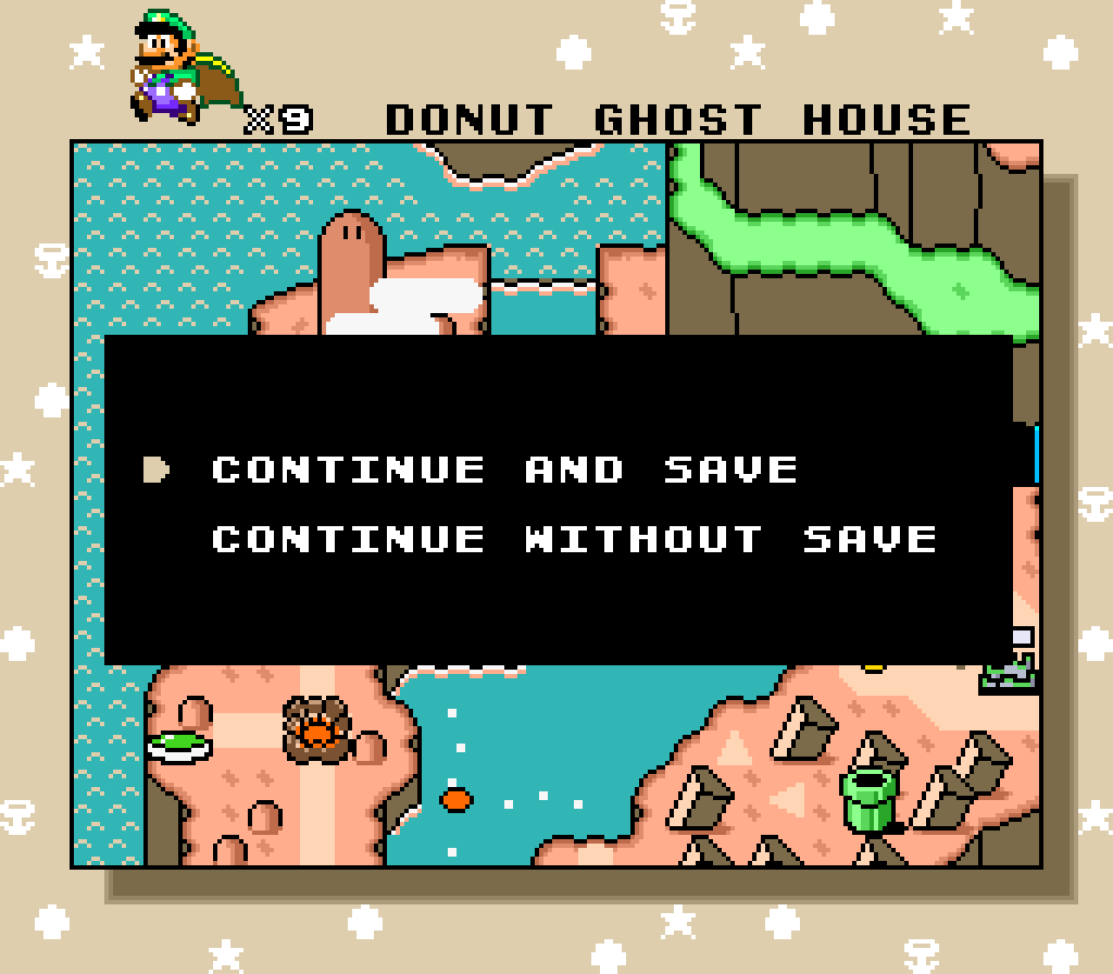 Super mario world save