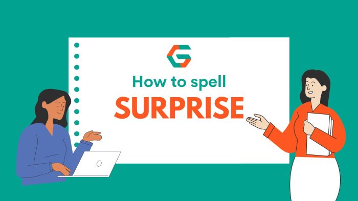 How do i spell surprise