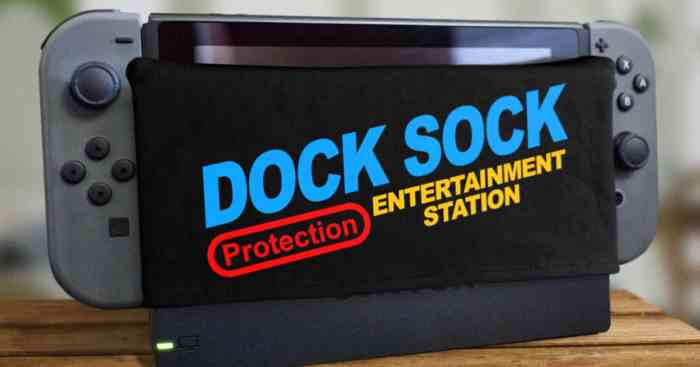 Dock sock nintendo switch