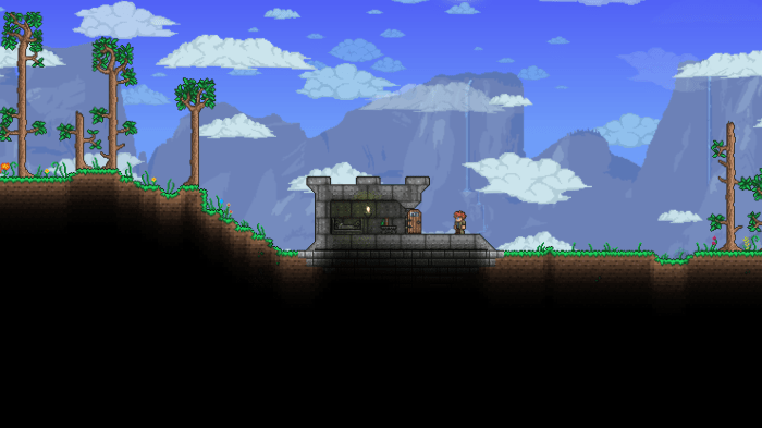 Terraria stone slab wall