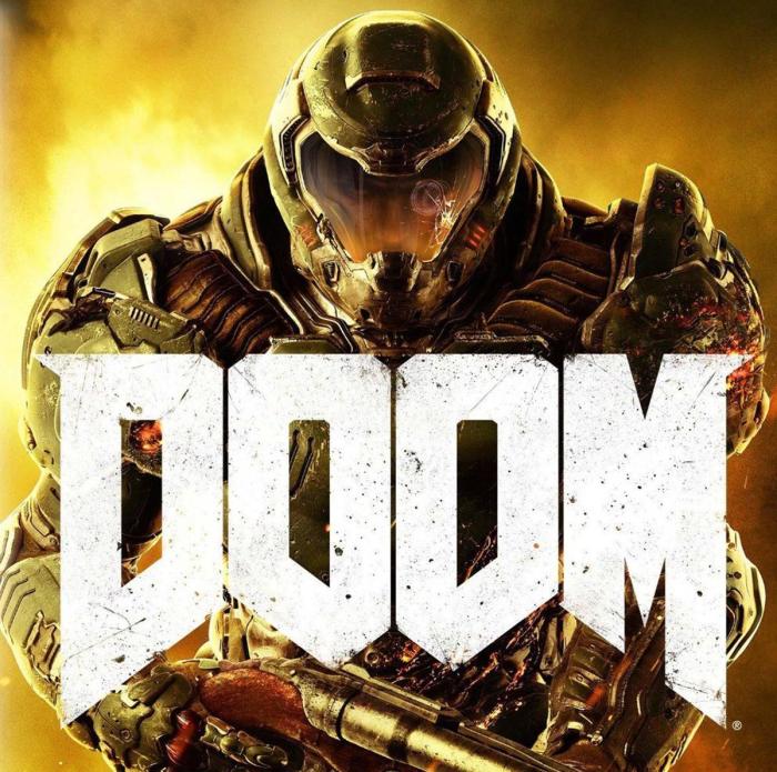 Doom wallpaper game games desktop artwork background wallpapers panorama crowd backgrounds screen villains monsters itself spliced create resolution