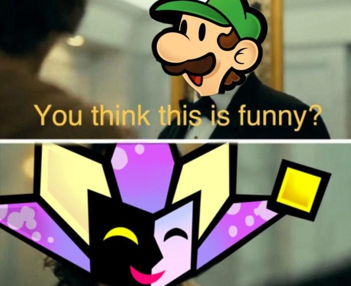 Super paper mario meme